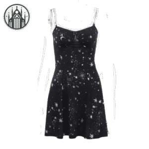 Robe Gothique Fine Bretelle Polyester — Univers Gothique