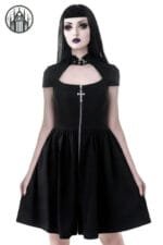 Robe Gothique Noir En 3d - Livraison Offerte