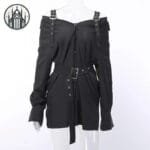 Robe Gothique Noir: La Robe Courte Streetwear Parfaite!