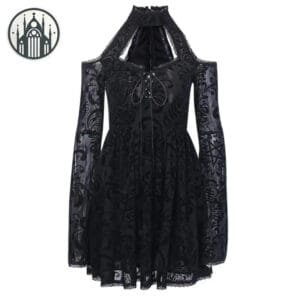 Robe Gothique Pentagramme Pour Jeunes Fashionistas - s