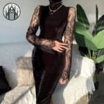 Robe Gothique Punk à Capuche: Arrivée De L’enfer!
