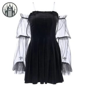 Robe Gothique Bouffée Noire — Univers Gothique