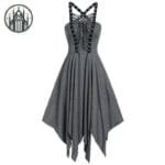 Robe Gothique Punk Sexy - Livraison Gratuite! - Gris / s