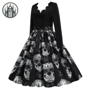 Robe Gothique Reine Noire: Livraison Standard Offerte En France!