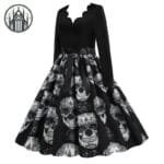 Robe Gothique Reine Noire: Livraison Standard Offerte En France! - s