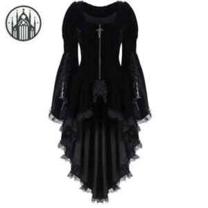 Robe Gothique Médiévale Dentelle — Univers Gothique