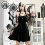 Robe Gothique Rock Chic: Livraison Offerte!