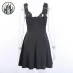 Robe Gothique Sans Manche à Capuche - Lune Courte