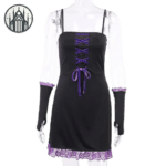 Robe Gothique Vampire Pour Jeunes Fashionistas - s