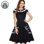 Robe Gothique Vintage En Polyester Spandex & Coton: à Découvrir!