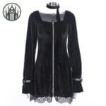Robe Gothique Vintage Manche Longue Lunaire - s