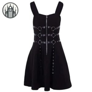 Robe Gothique Harajuku Dos Nu — Univers Gothique