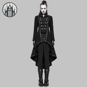 Manteau Gothique Queue Pie Vintage — Univers Gothique