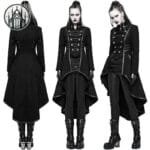 Robe Longue Queue De Pie Gothique Vintage Chic
