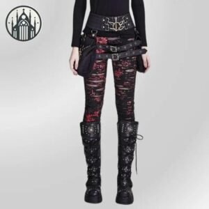 Pantalon Gothique Punk Polyester — Univers Gothique