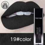 Rouge à Lèvres Gothique Pour Une Beauté Obscure - Noir