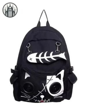 Sac à Dos Emo Coton Unisexe — Univers Gothique