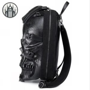Sac à Dos Gothique Tête Mort — Univers Gothique