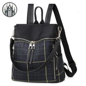 Sac à Dos Gothique Carreaux Emo — Univers Gothique