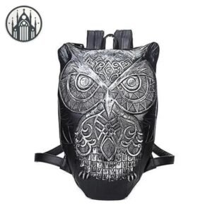 Sac à Dos Gothique Bandoulière Cuir — Univers Gothique