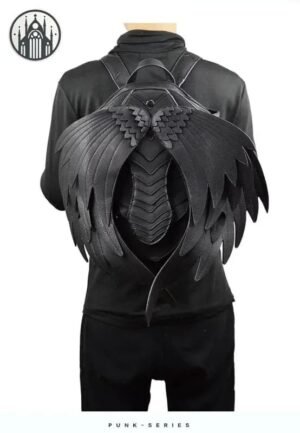 Sac à Dos Gothique Ailes Cuir — Univers Gothique