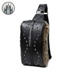 Sac à Dos Gothique En Cylindre - Livraison Standard Offerte! - Doré