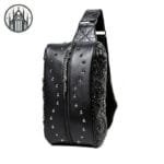 Sac à Dos Gothique En Cylindre - Livraison Standard Offerte! - Noir