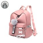 Sac à Dos Gothique Plaid: Le Style Macabre Ultime! Rose