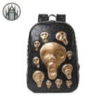 Sac à Dos Gothique Fantôme Cuir — Univers Gothique (vue 4)