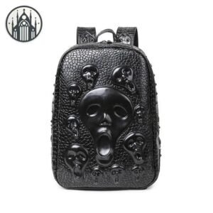 Sac à Dos Gothique Fantôme Cuir — Univers Gothique