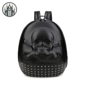 Sac à Dos Gothique Squelette Noir — Univers Gothique