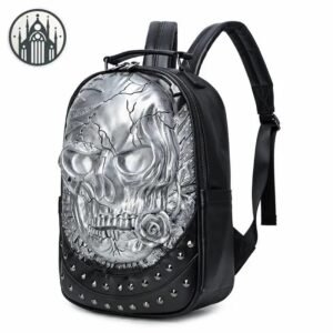Sac à Dos Gothique Crâne Enragé — Univers Gothique
