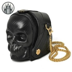 Sac Gothique Crâne PU Noir — Univers Gothique