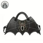 Sac à Main Gothique Avec Surimpression Araignée En Perles