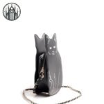 Sac Gothique Chat Faux Cuir — Univers Gothique (vue 4)