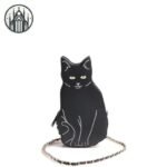 Sac Gothique Chat Faux Cuir — Univers Gothique (vue 3)