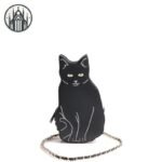 Sac Gothique Chat Faux Cuir — Univers Gothique (vue 7)