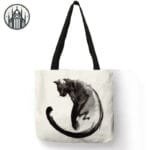 Sac à Main Gothique En Cuir Noir - 001