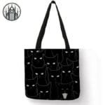 Sac à Main Gothique En Cuir Noir - 005