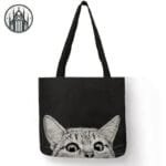 Sac à Main Gothique En Cuir Noir - 012