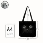 Sac à Main Gothique En Cuir Noir