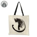 Sac à Main Gothique En Cuir Noir