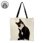 Sac à Main Gothique En Cuir Noir