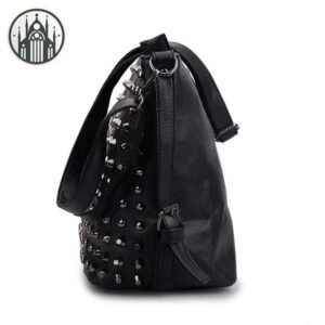 Sac à Main Gothique Tête-de-Mort Acier — Univers Gothique