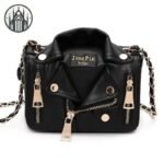 Sac Gothique Forme Veste Chaînes — Univers Gothique