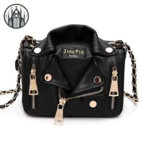 Sac Gothique Forme Veste Chaînes — Univers Gothique