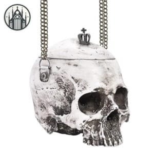 Sac à Main Gothique Tête De Mort a Rivet: Livraison Standard Offerte