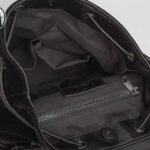 Sac Gothique Velours Jacquard Crâne