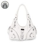 Sac à Main Gothique Velours - Blanc