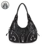 Sac à Main Gothique Velours - Noir